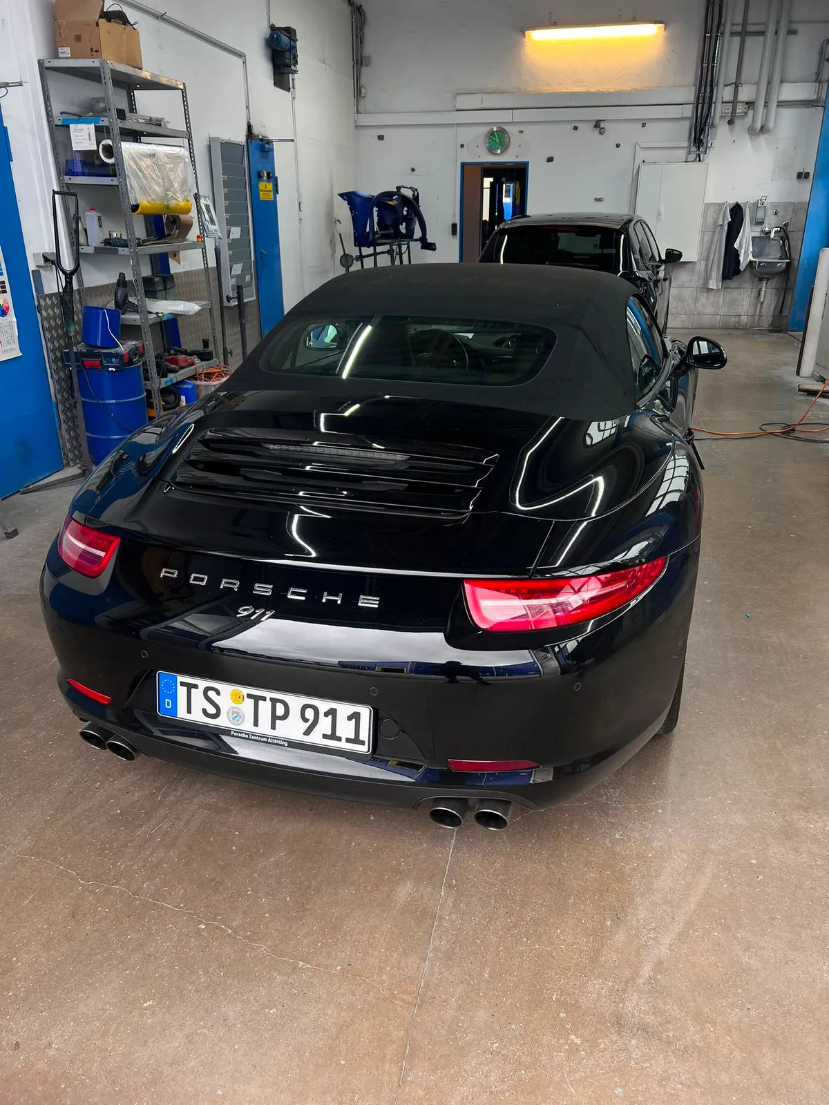 Porsche 911 Cabrio nach der Aufbereitung